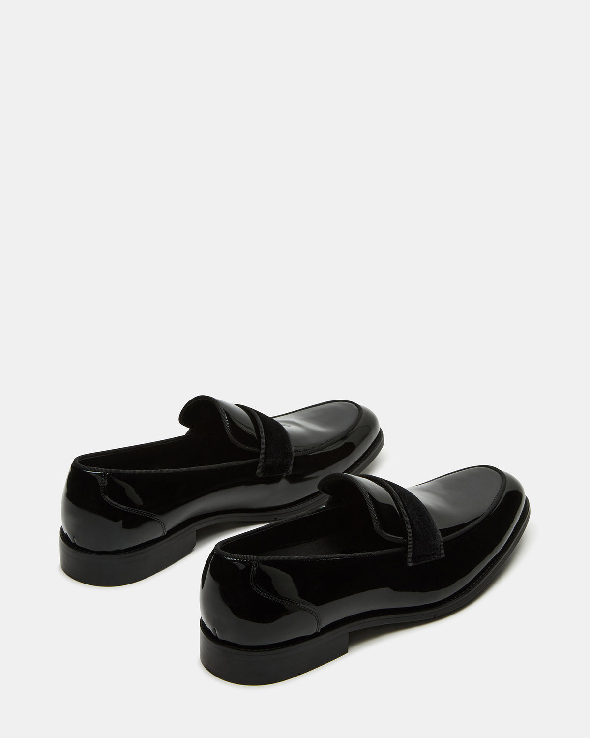 ESCADA Black/Black Slip-On Men's Dress Loafer - Steve Madden
