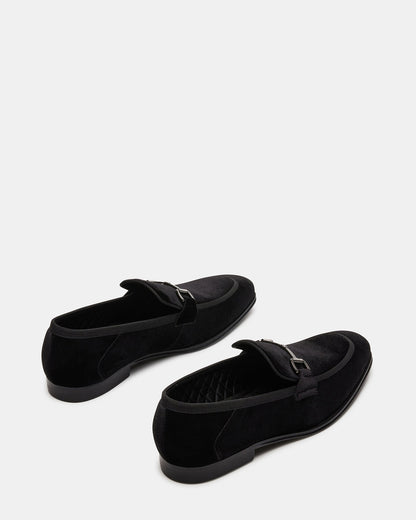 AADI Black/Silver Men's Dress Loafer - Steve Madden