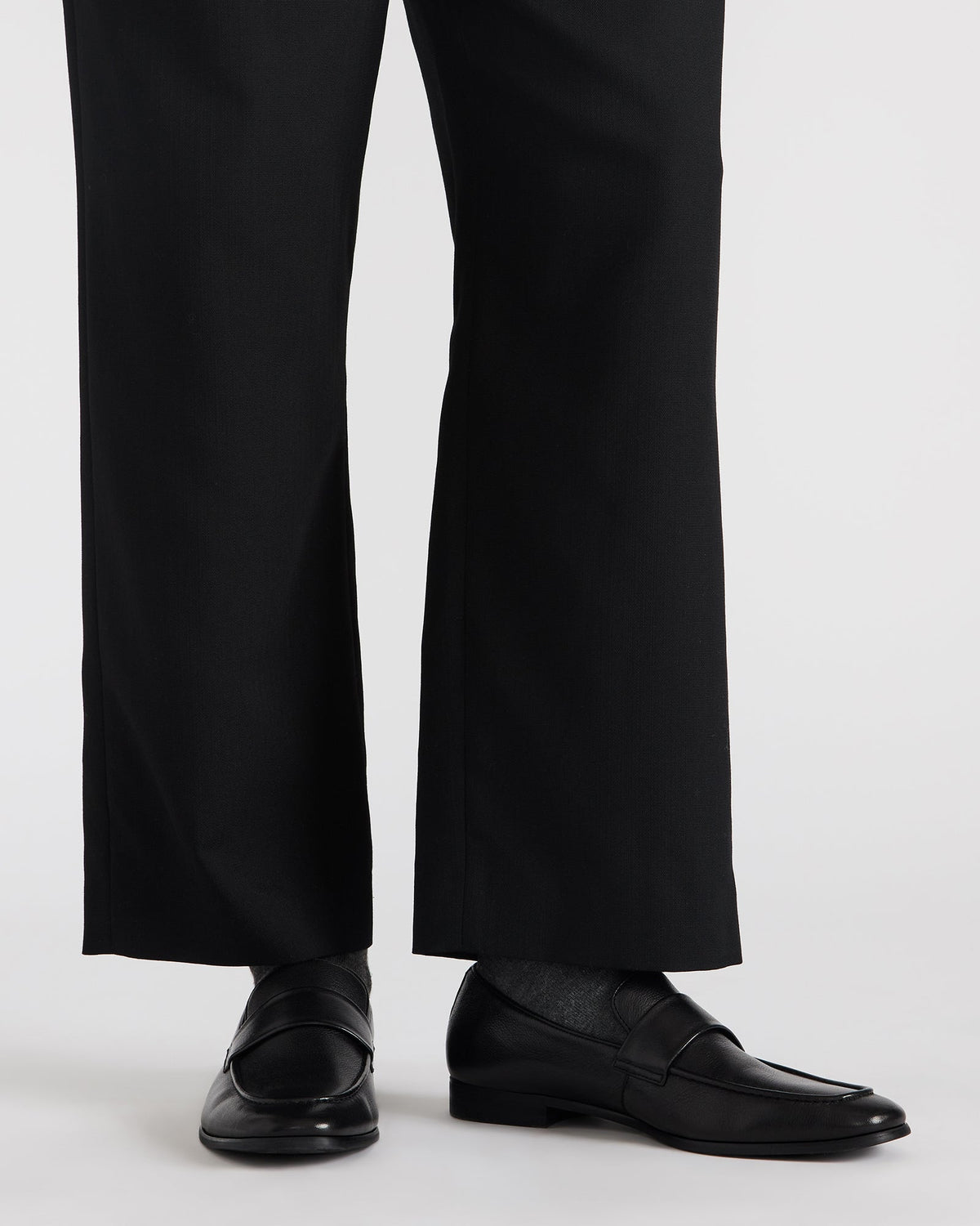 BISCUIT Black Leather Slip-On Men's Dress Loafer - Steve Madden