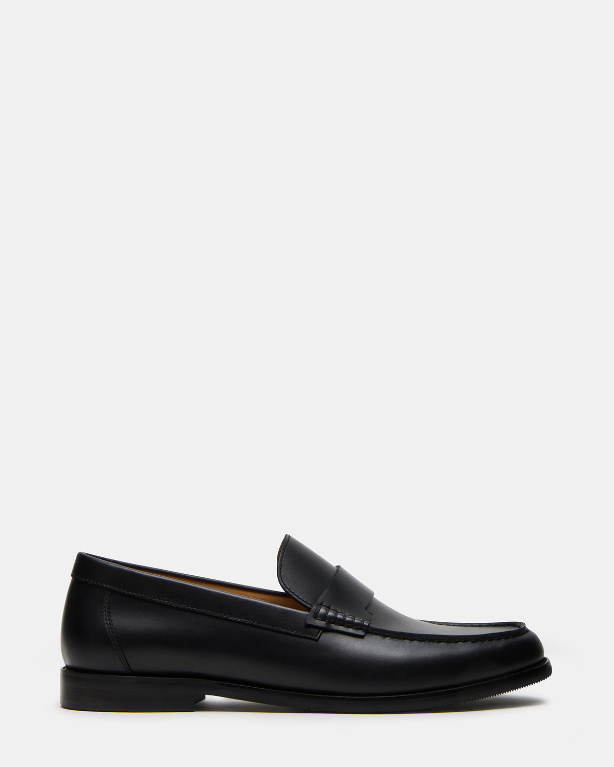 COLVER Black Leather Men's Slip-On Loafer - Steve Madden