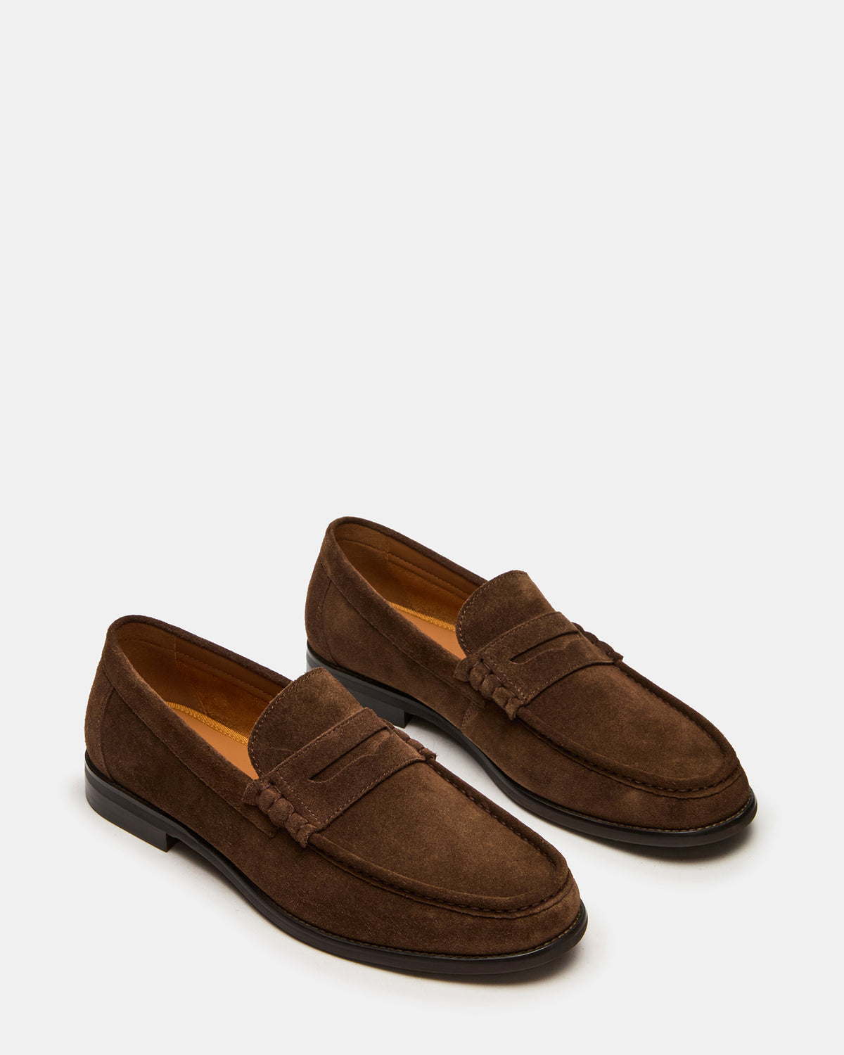 HUCKLE Dark Brown Slip-On Men's Loafer - Steve Madden