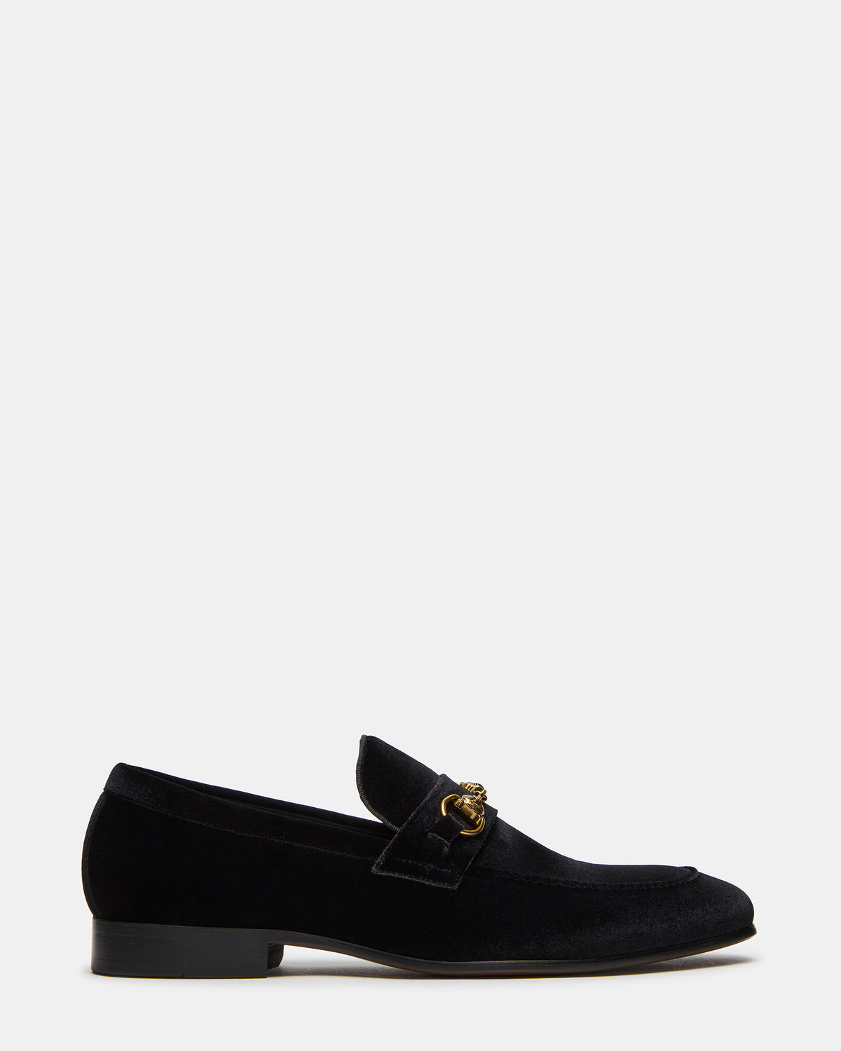 JAKIRO Black Velvet Slip-On Dress Men's Loafer - Steve Madden