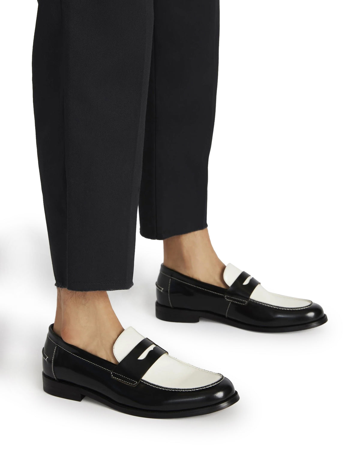 NATAN White Leather Slip-On Dress Men's Loafer - Steve Madden