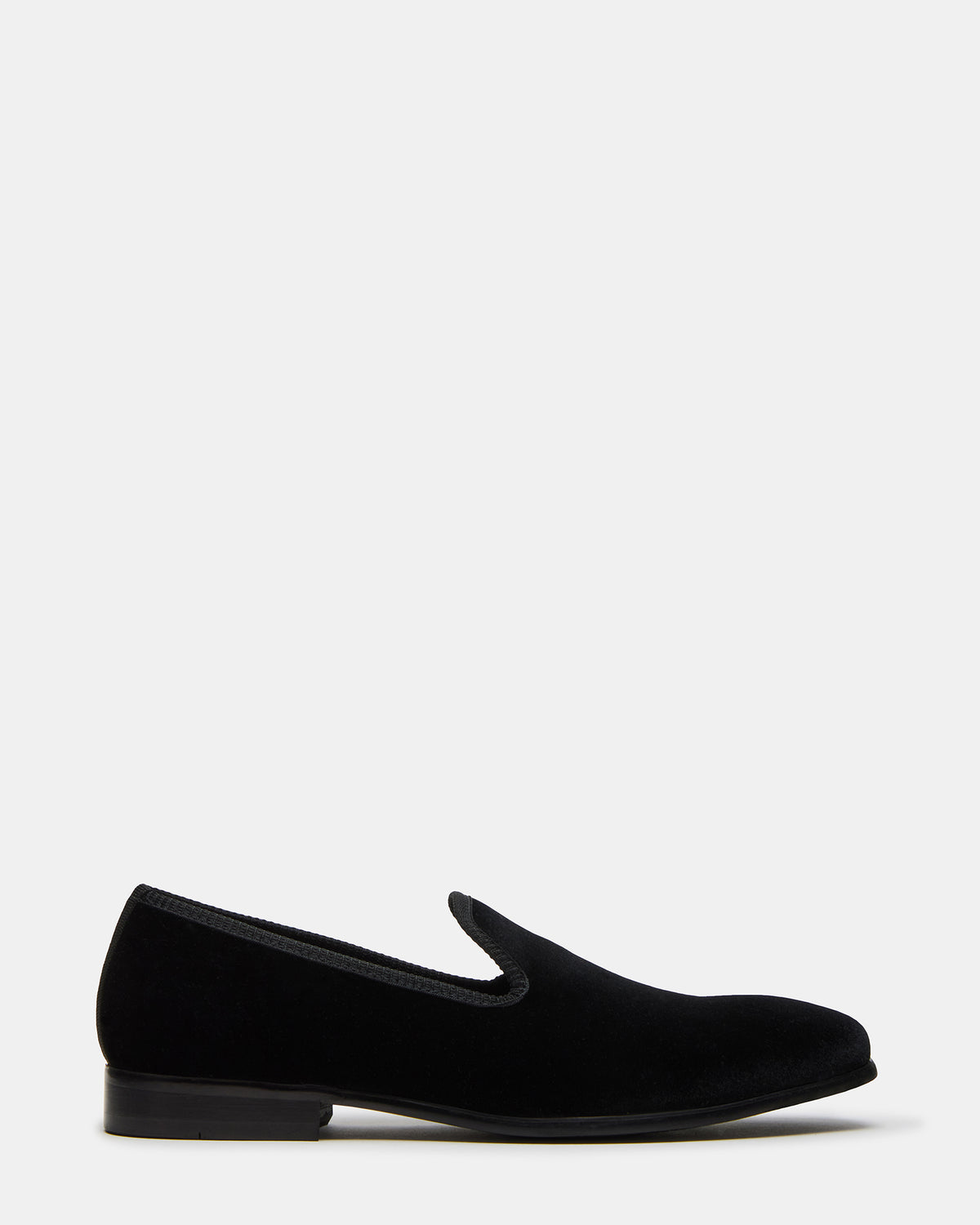 BANNOCH Black Velvet Men's Slip-On Loafer - Steve Madden