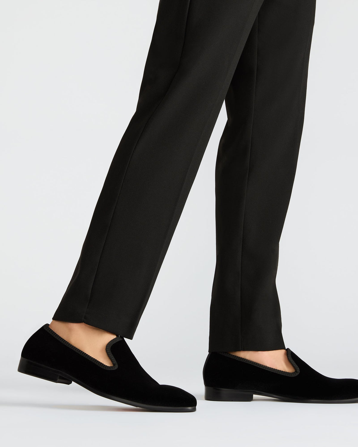 BANNOCH Black Velvet Men's Slip-On Loafer - Steve Madden