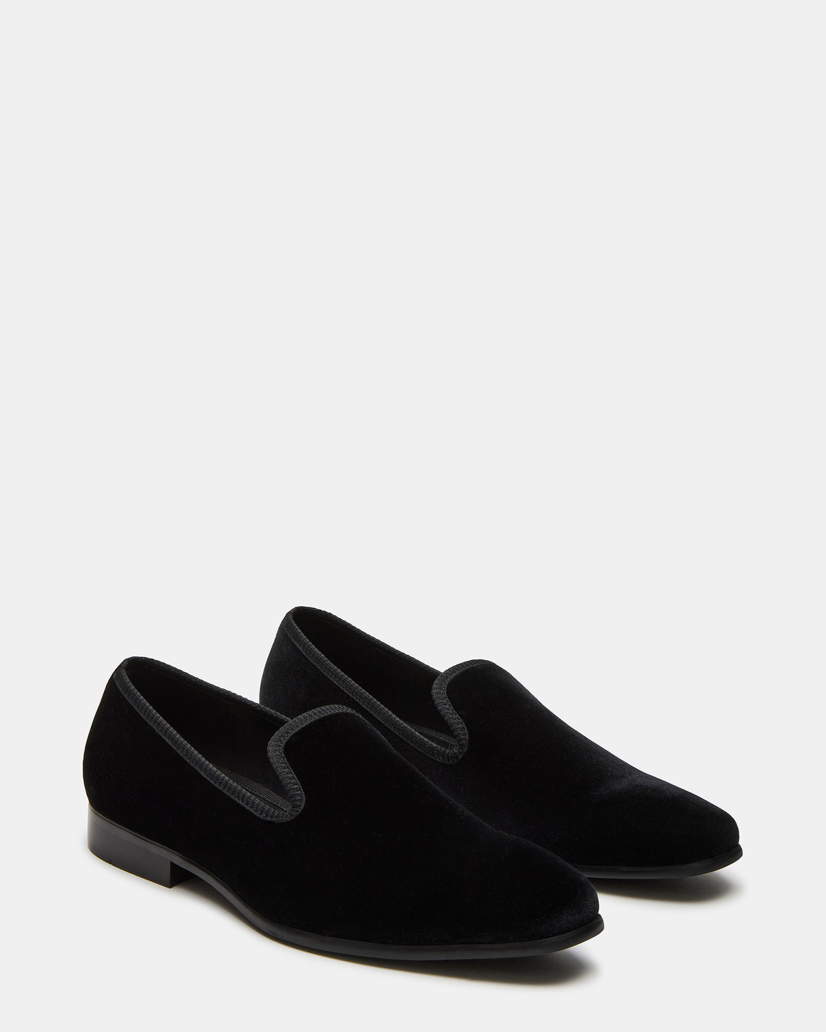 BANNOCH Black Velvet Men's Slip-On Loafer - Steve Madden