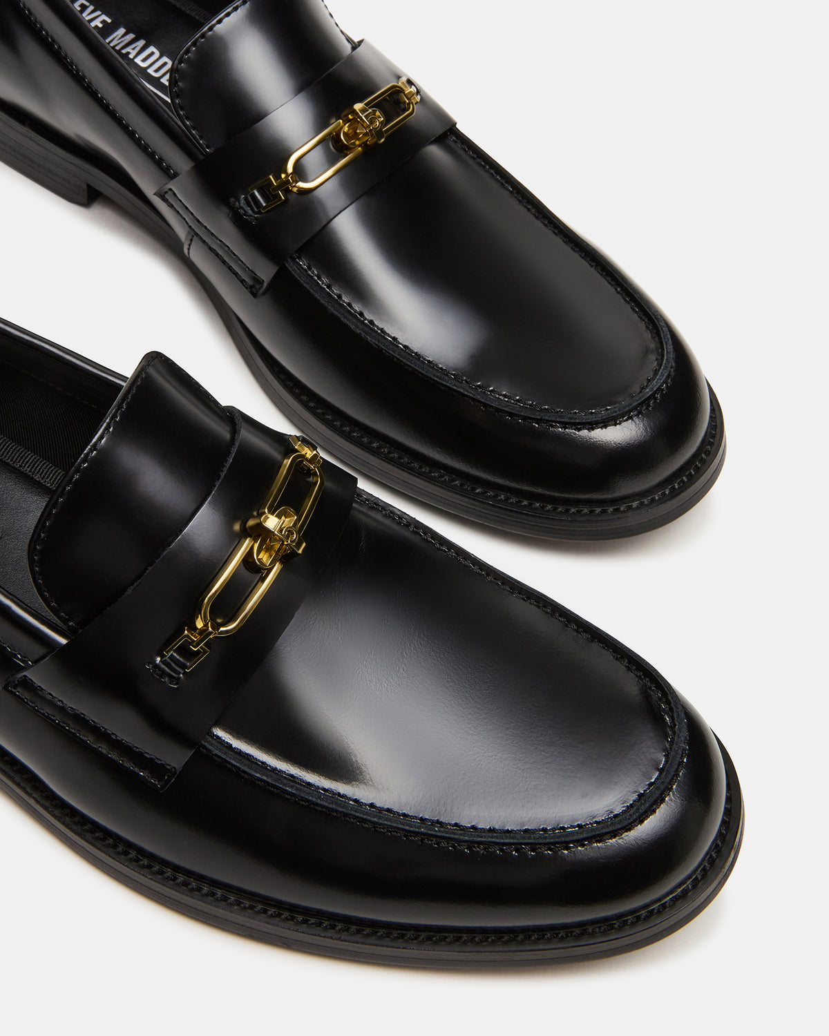 NEVINN Black Slip-On Dress Men's Loafer - Steve Madden