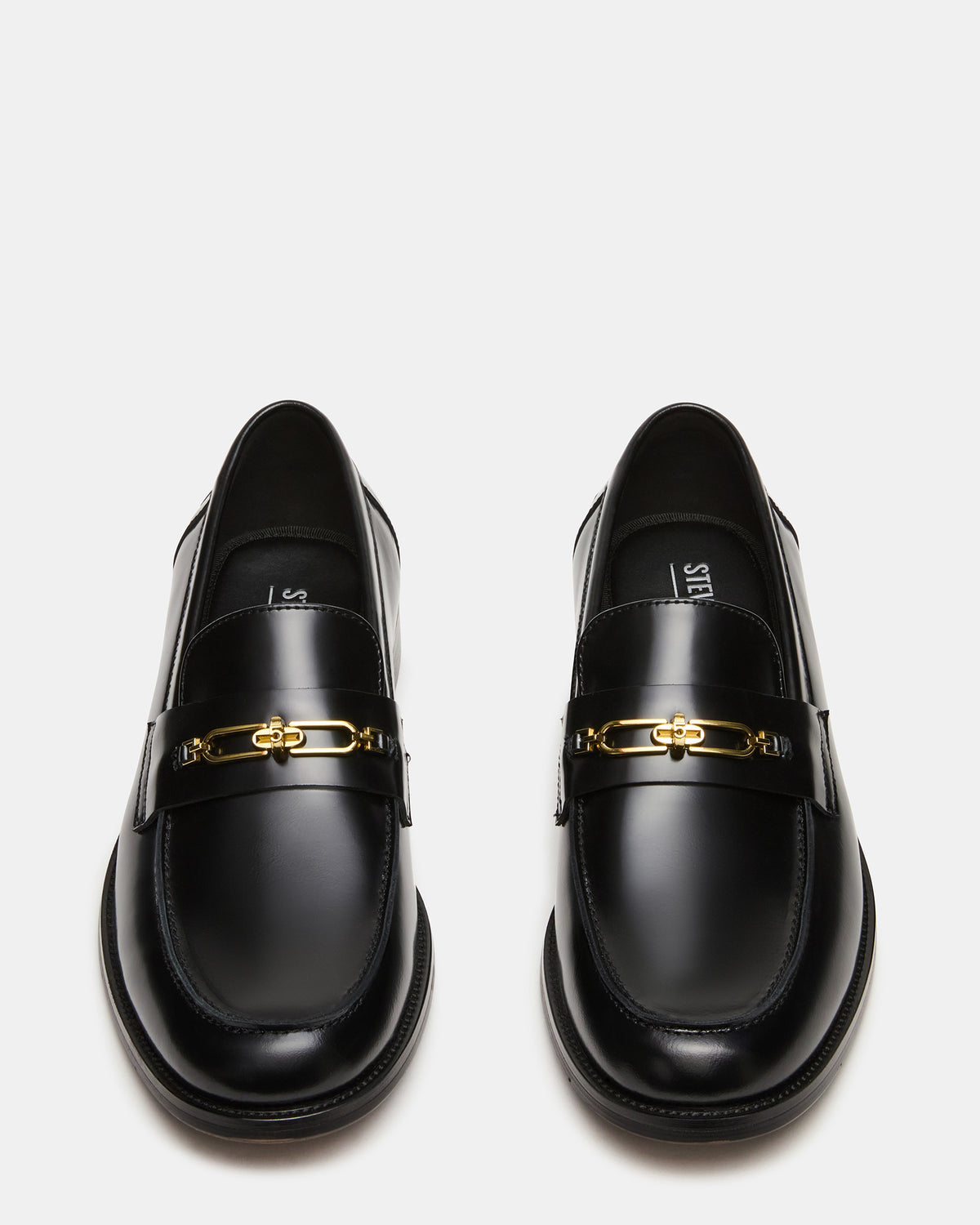 NEVINN Black Slip-On Dress Men's Loafer - Steve Madden
