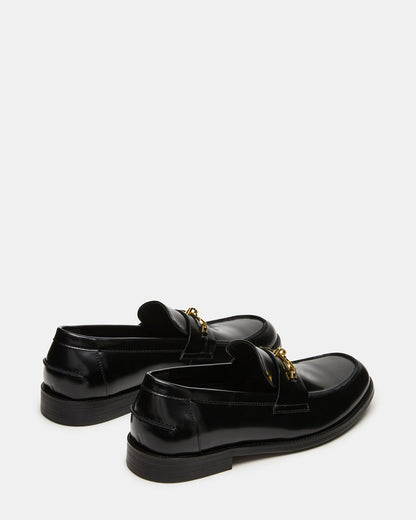 NEVINN Black Slip-On Dress Men's Loafer - Steve Madden