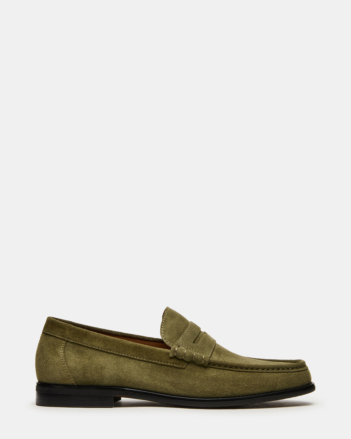 HUCKLE Green Suede Slip-On Men's Loafer - Steve Madden