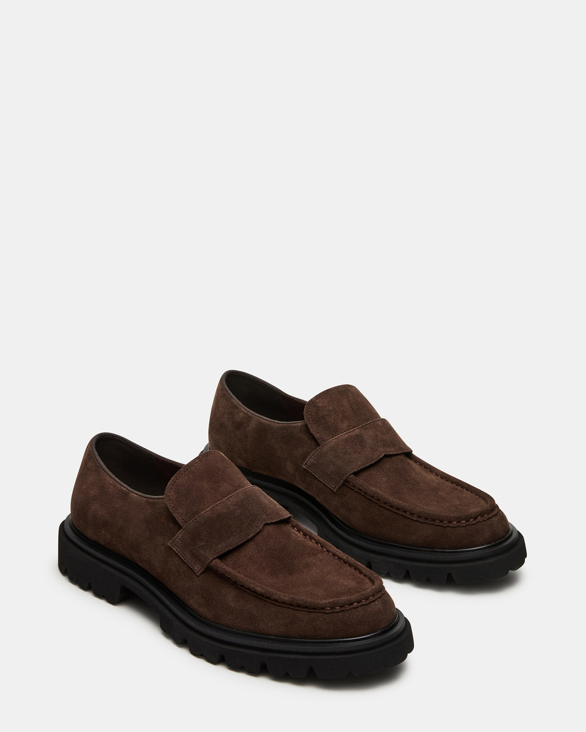 RADKIN Brown Suede Slip-On Dress Men's Loafer - Steve Madden