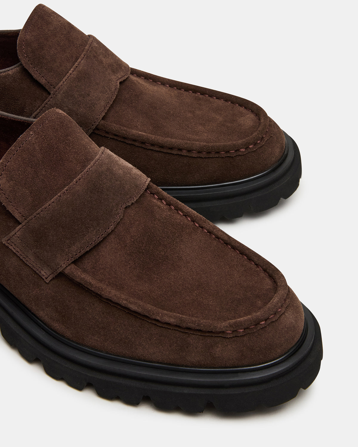 RADKIN Brown Suede Slip-On Dress Men's Loafer - Steve Madden