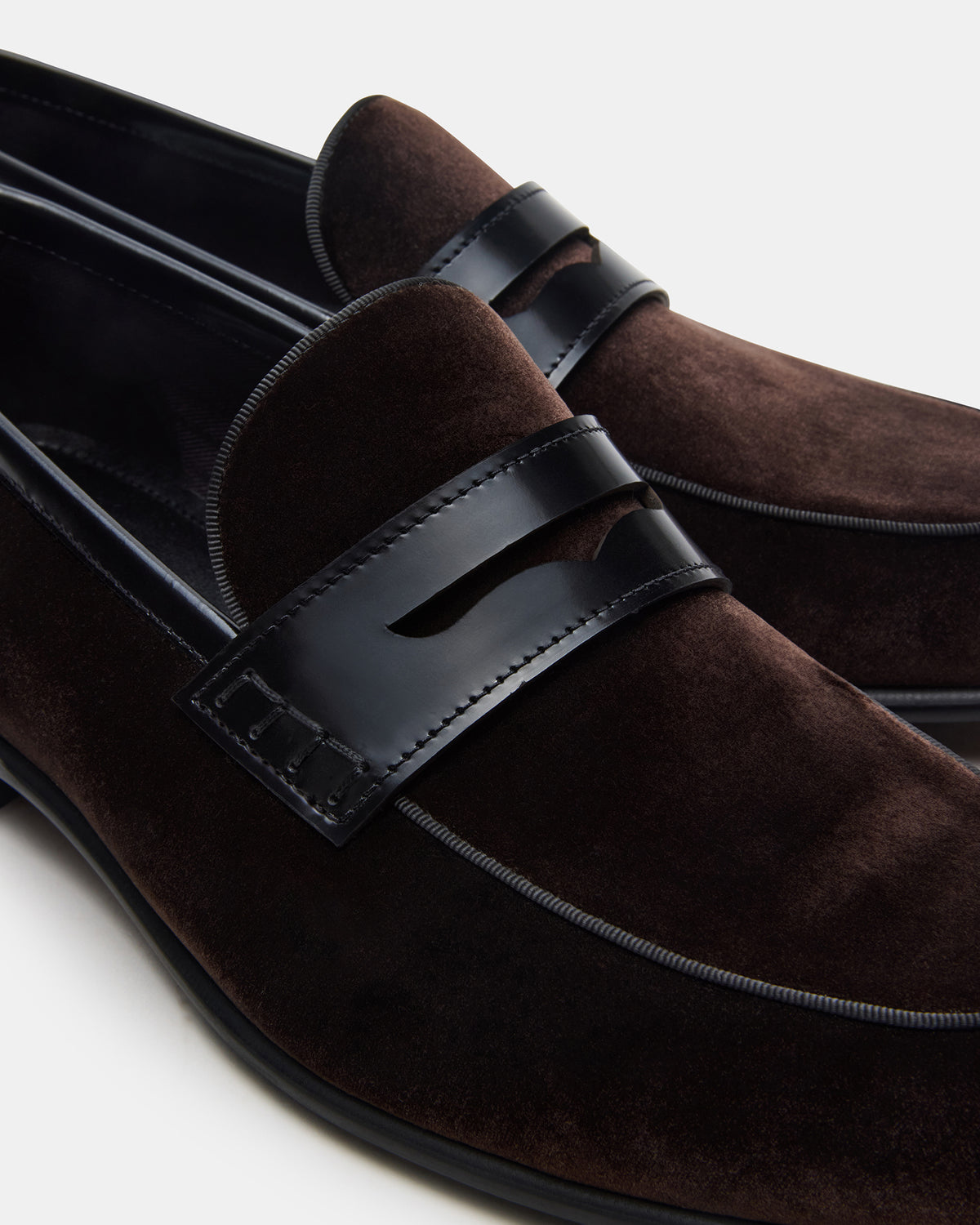 YARDLY Brown Velvet Slip-On Men's Dress Loafer - Steve Madden