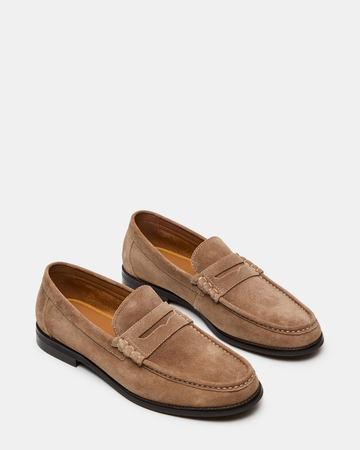 HUCKLE Taupe Suede Slip-On Men's Loafer - Steve Madden