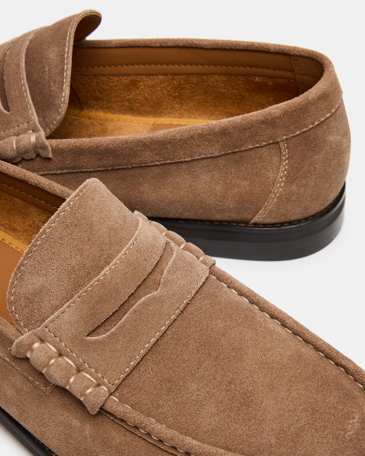 HUCKLE Taupe Suede Slip-On Men's Loafer - Steve Madden