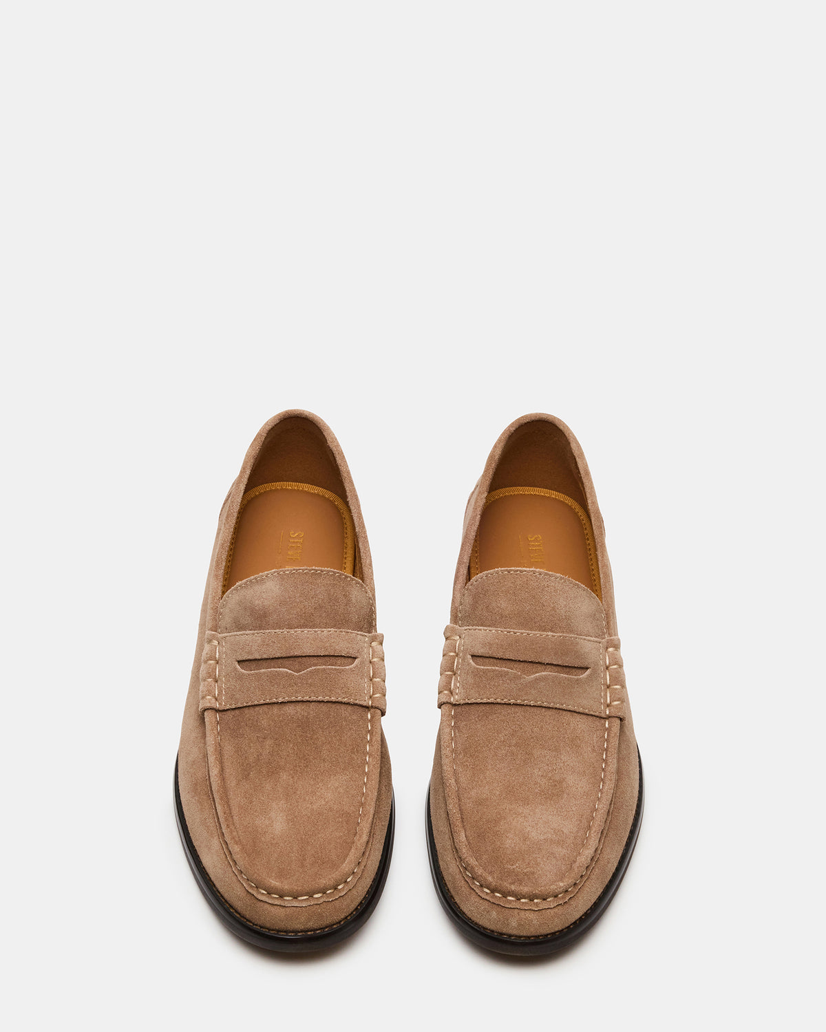 HUCKLE Taupe Suede Slip-On Men's Loafer - Steve Madden
