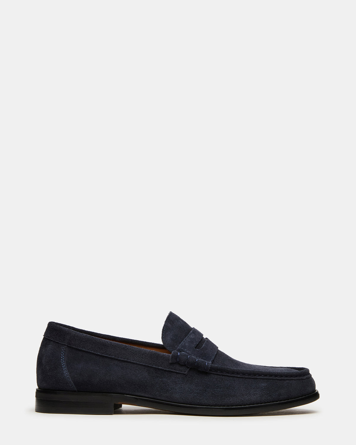 HUCKLE Navy Suede Slip-On Men's Loafer - Steve Madden