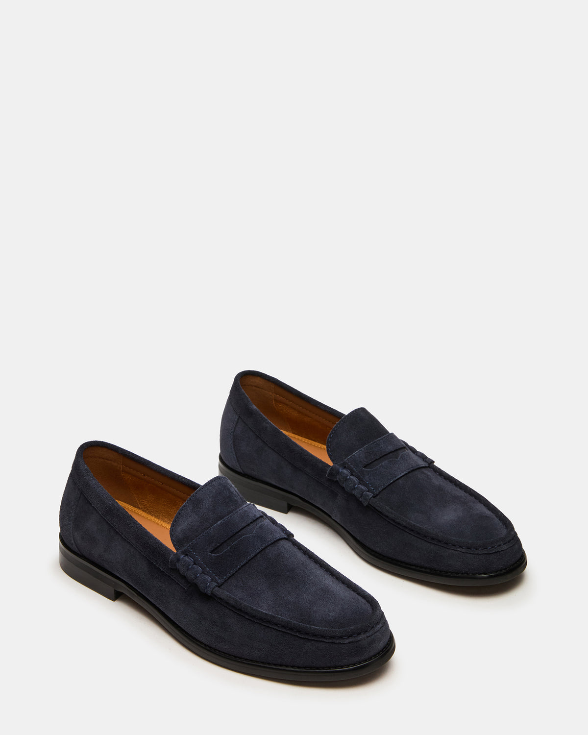 HUCKLE Navy Suede Slip-On Men's Loafer - Steve Madden
