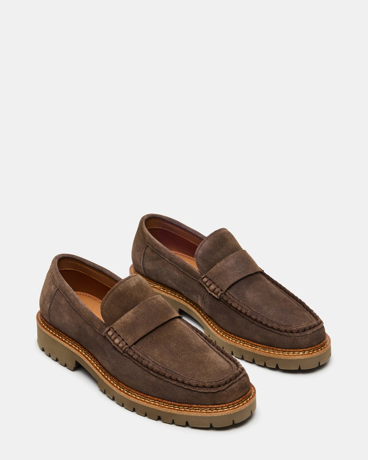 BRODIE Taupe Slip-On Lug Men's Loafer - Steve Madden