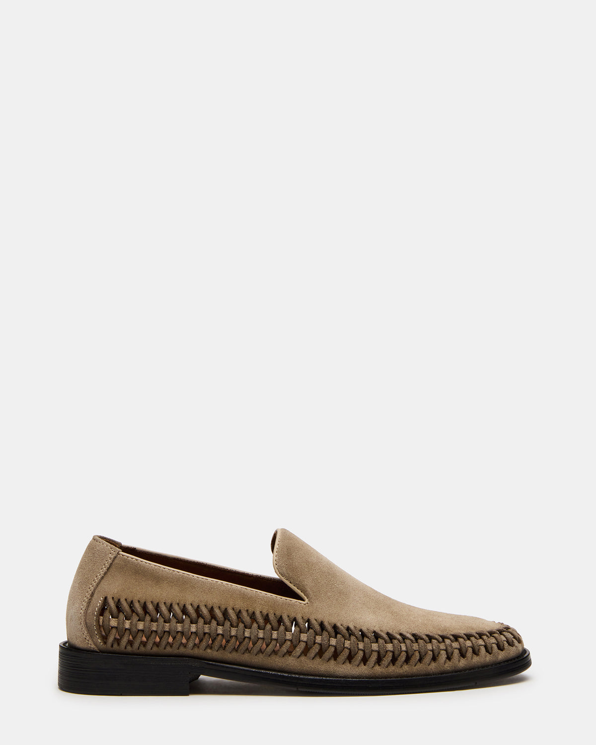 NAPOLI Sand Suede Slip-On Woven Men's Loafer - Steve Madden
