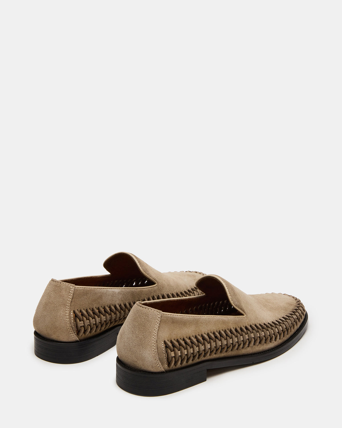 NAPOLI Sand Suede Slip-On Woven Men's Loafer - Steve Madden