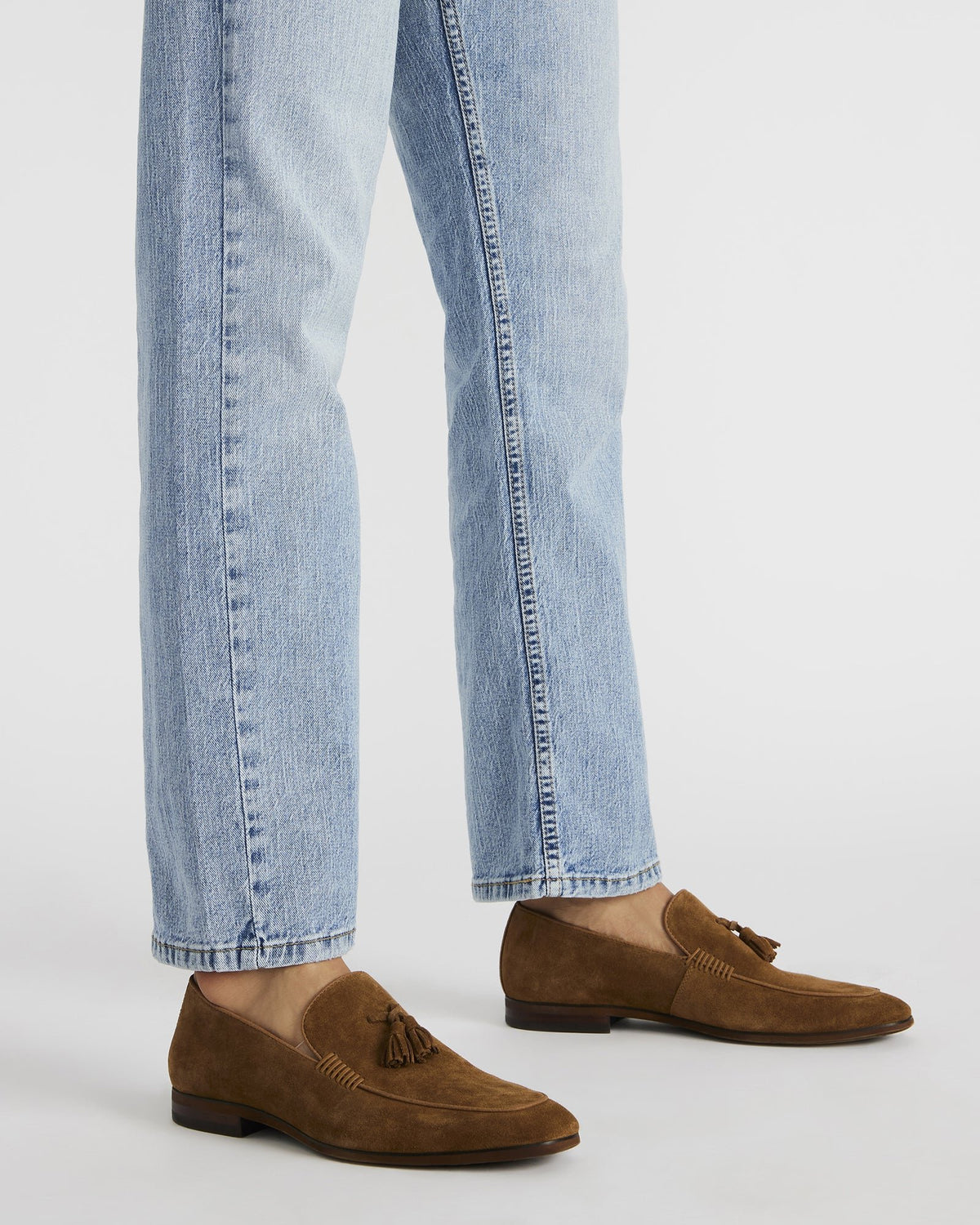 ONDRE Tan Suede Tassel Slip-On Men's Loafer - Steve Madden