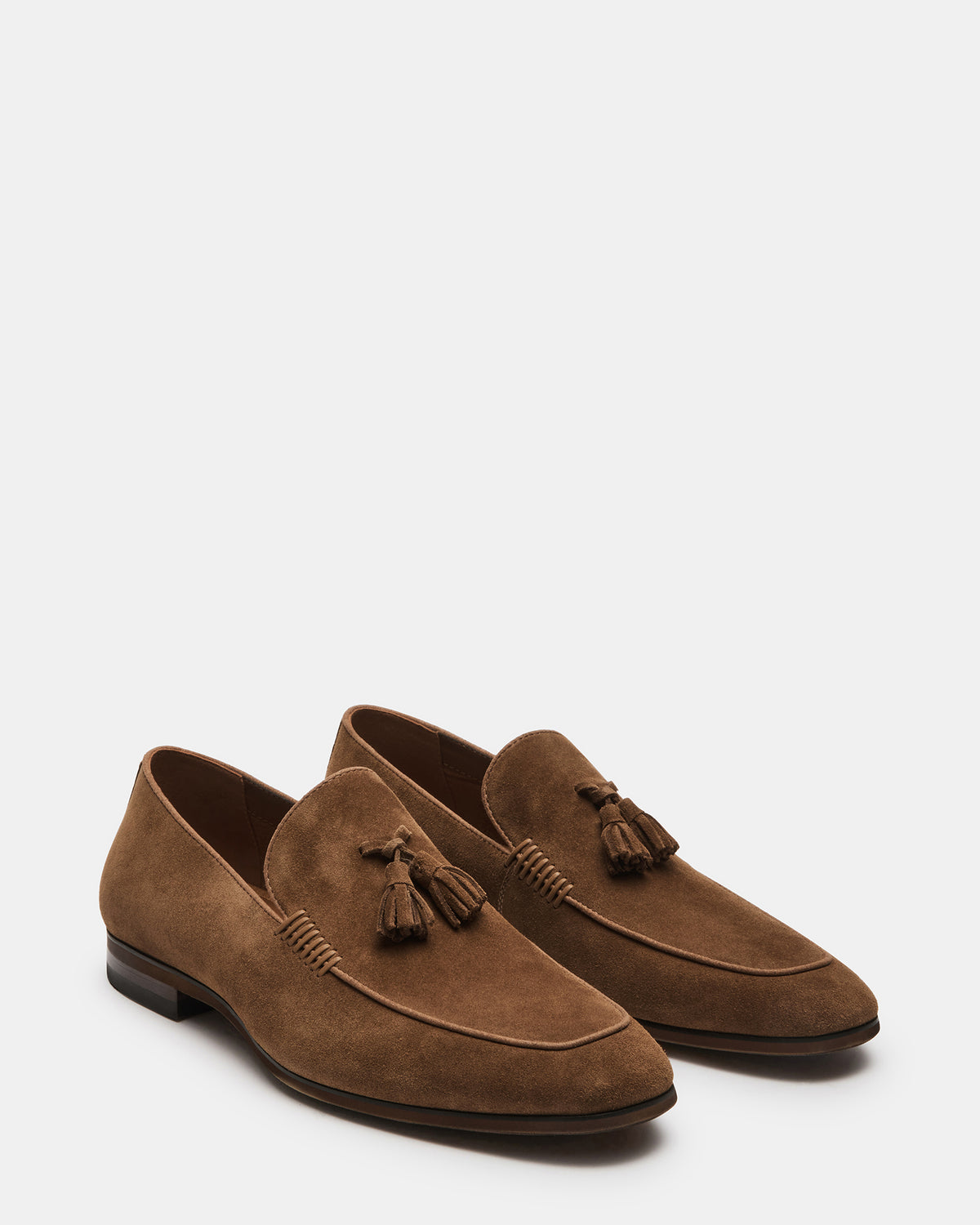 ONDRE Tan Suede Tassel Slip-On Men's Loafer - Steve Madden