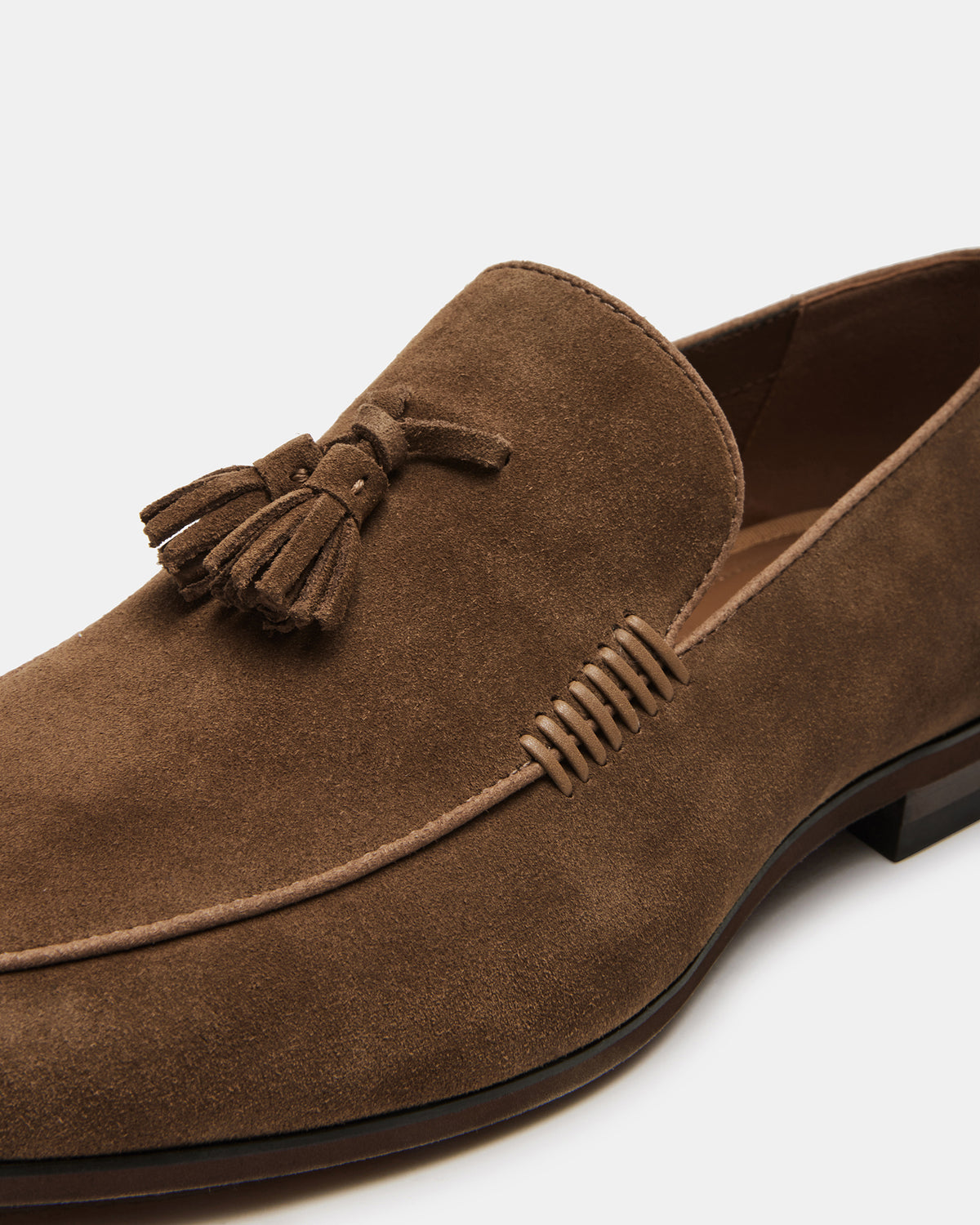 ONDRE Tan Suede Tassel Slip-On Men's Loafer - Steve Madden