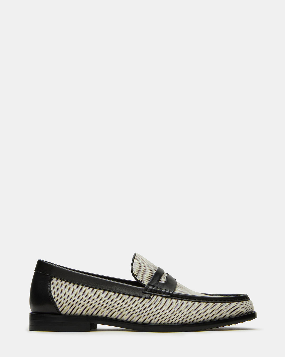CULLEN Black/Beige Slip-On Men's Dress Loafer - Steve Madden