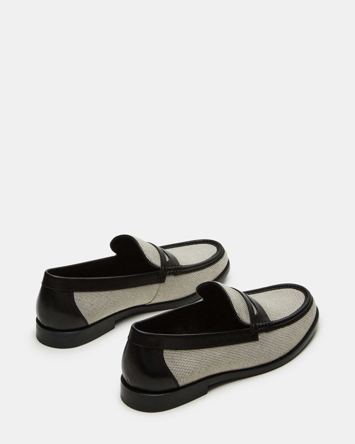 CULLEN Black/Beige Slip-On Men's Dress Loafer - Steve Madden