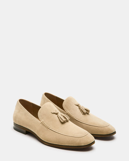 ONDRE Sand Suede Tassel Slip-On Men's Loafer - Steve Madden
