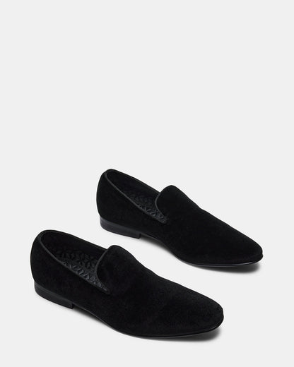 LAIGHT Black Velvet Men's Dress Shoes - Steve Madden