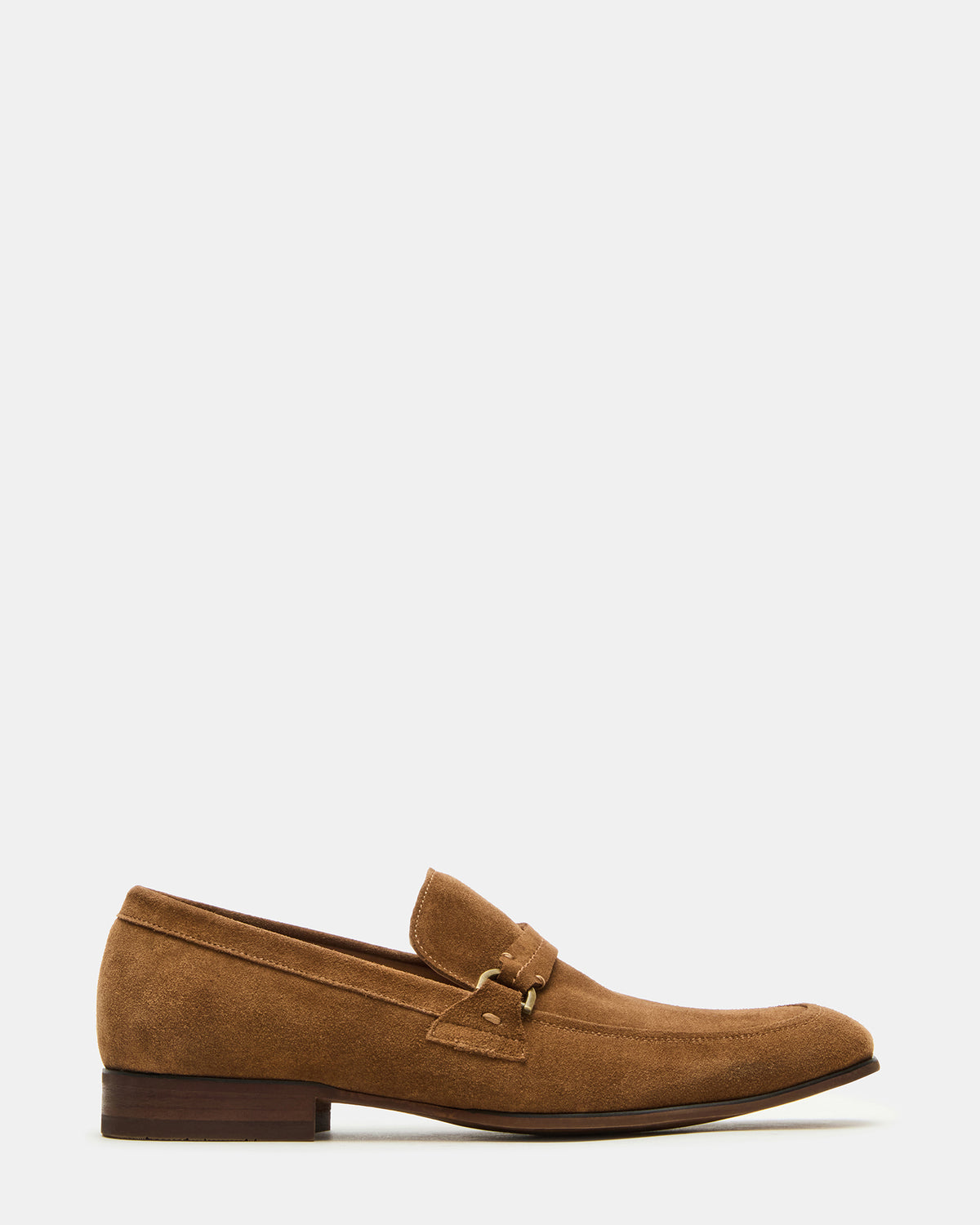 HEROLF Tobacco Suede Square-Toe Slip-On Men's Loafer - Steve Madden
