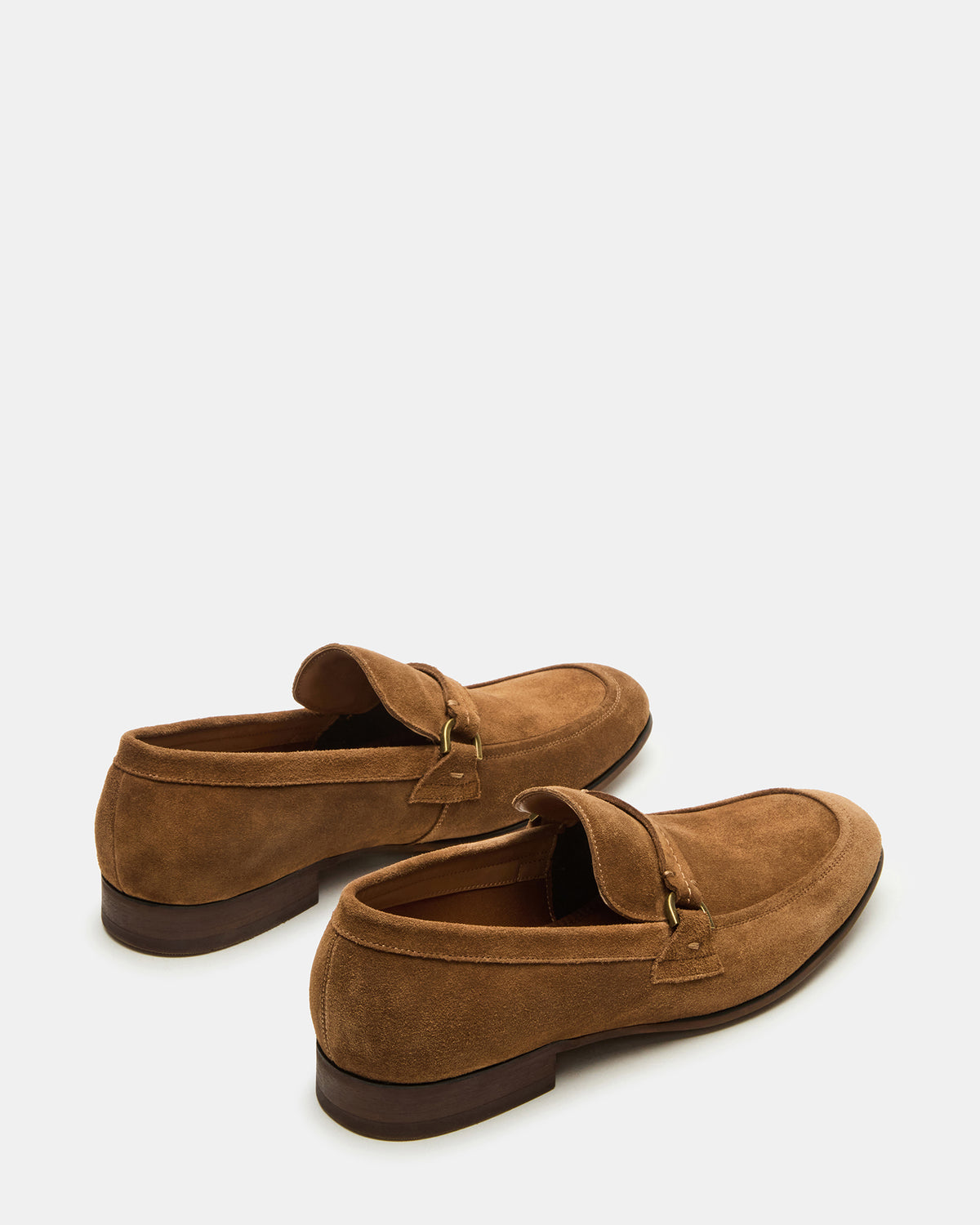 HEROLF Tobacco Suede Square-Toe Slip-On Men's Loafer - Steve Madden