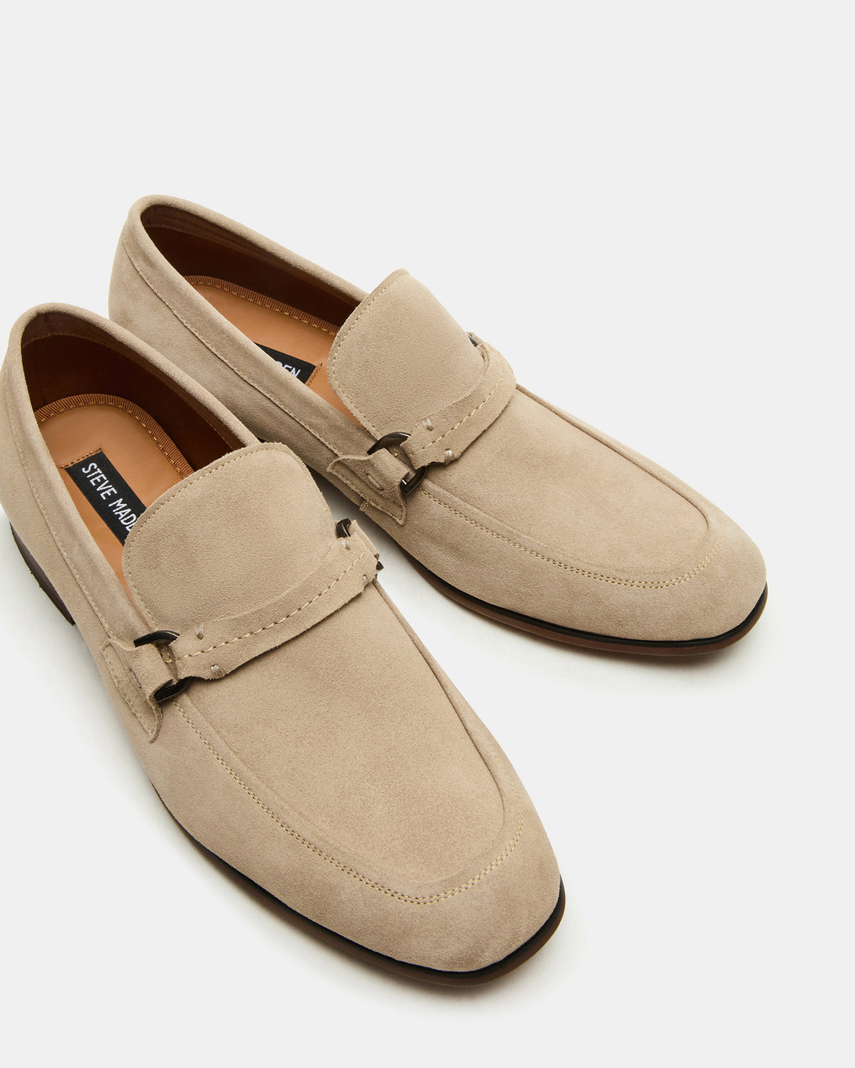HEROLF Sand Suede Square-Toe Slip-On Men's Loafer - Steve Madden