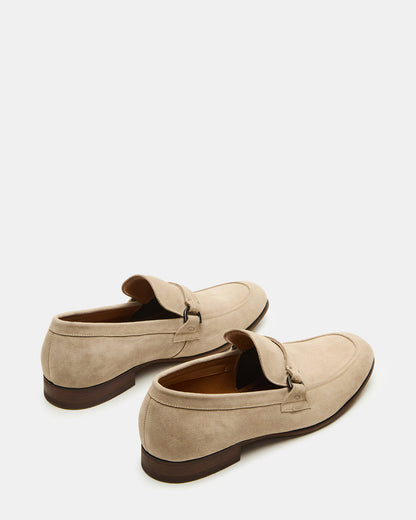HEROLF Sand Suede Square-Toe Slip-On Men's Loafer - Steve Madden
