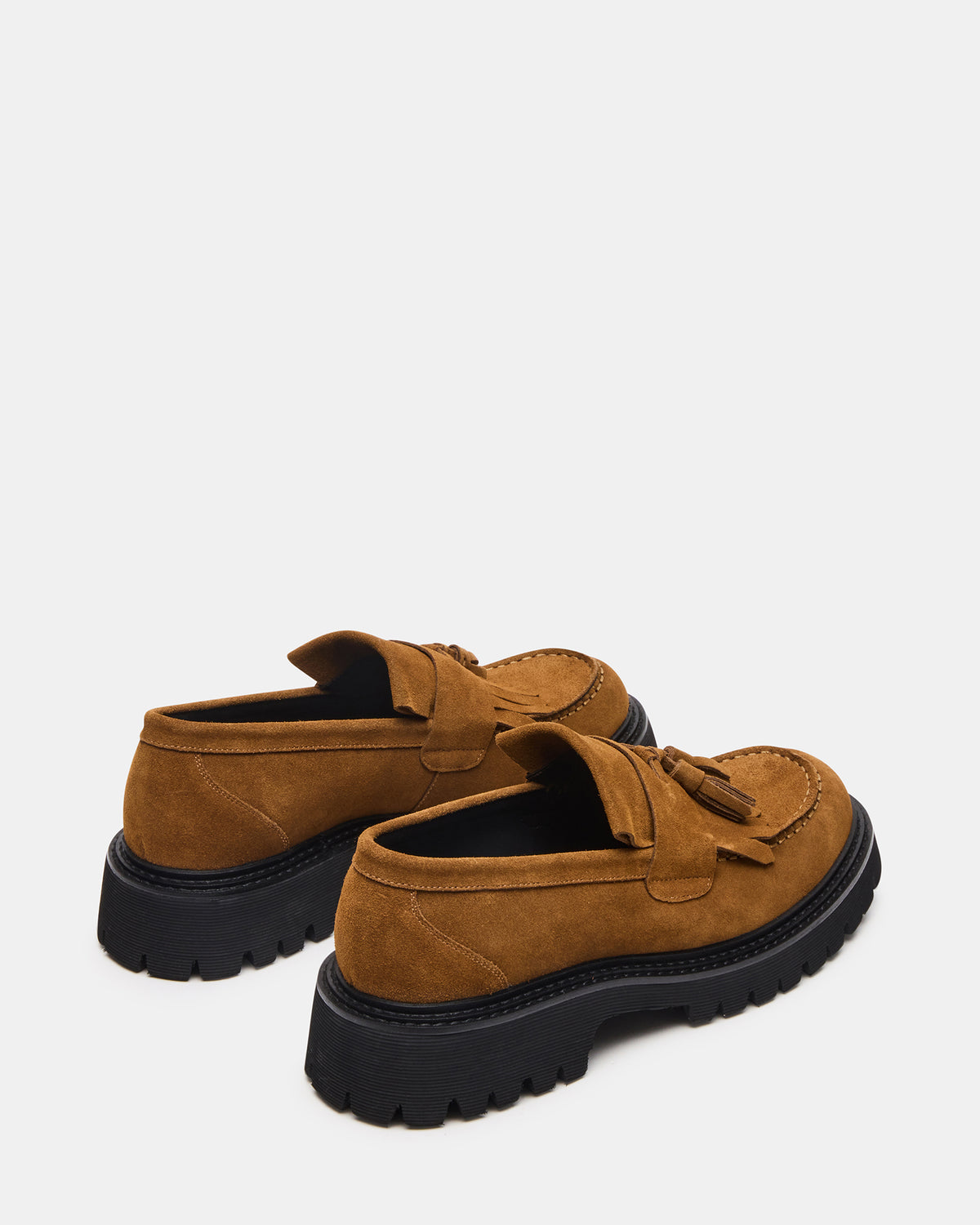 ZEV Tan Suede Lug Sole Dress Men's Loafer - Steve Madden