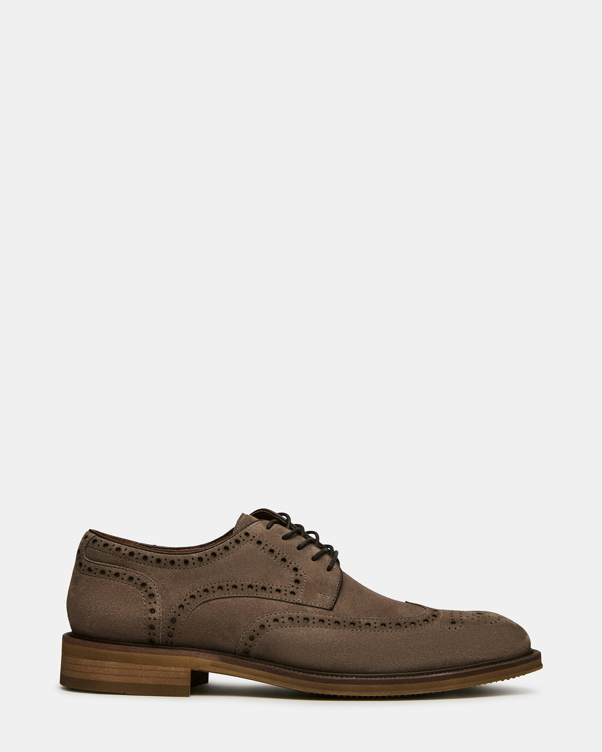 ESTEBAN Grey Lace-Up Perforated Oxford Men's Dress Shoe - Steve Madden