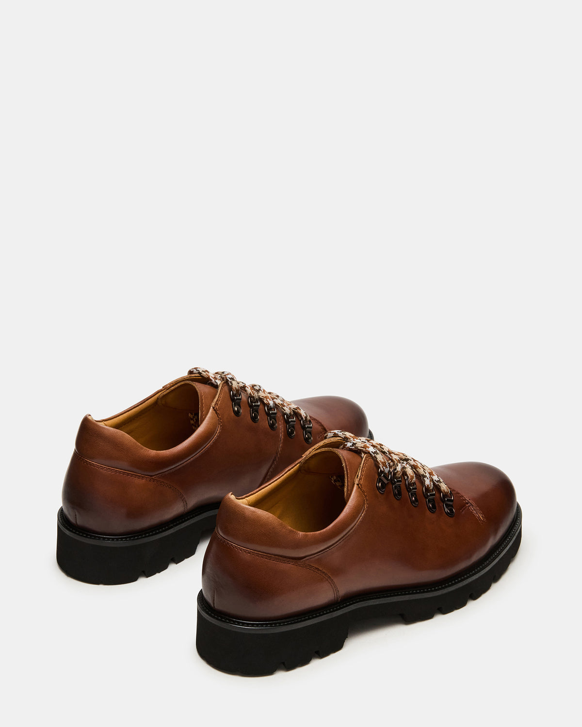 TURBO Dark Tan Lace-Up Dress Shoe - Steve Madden