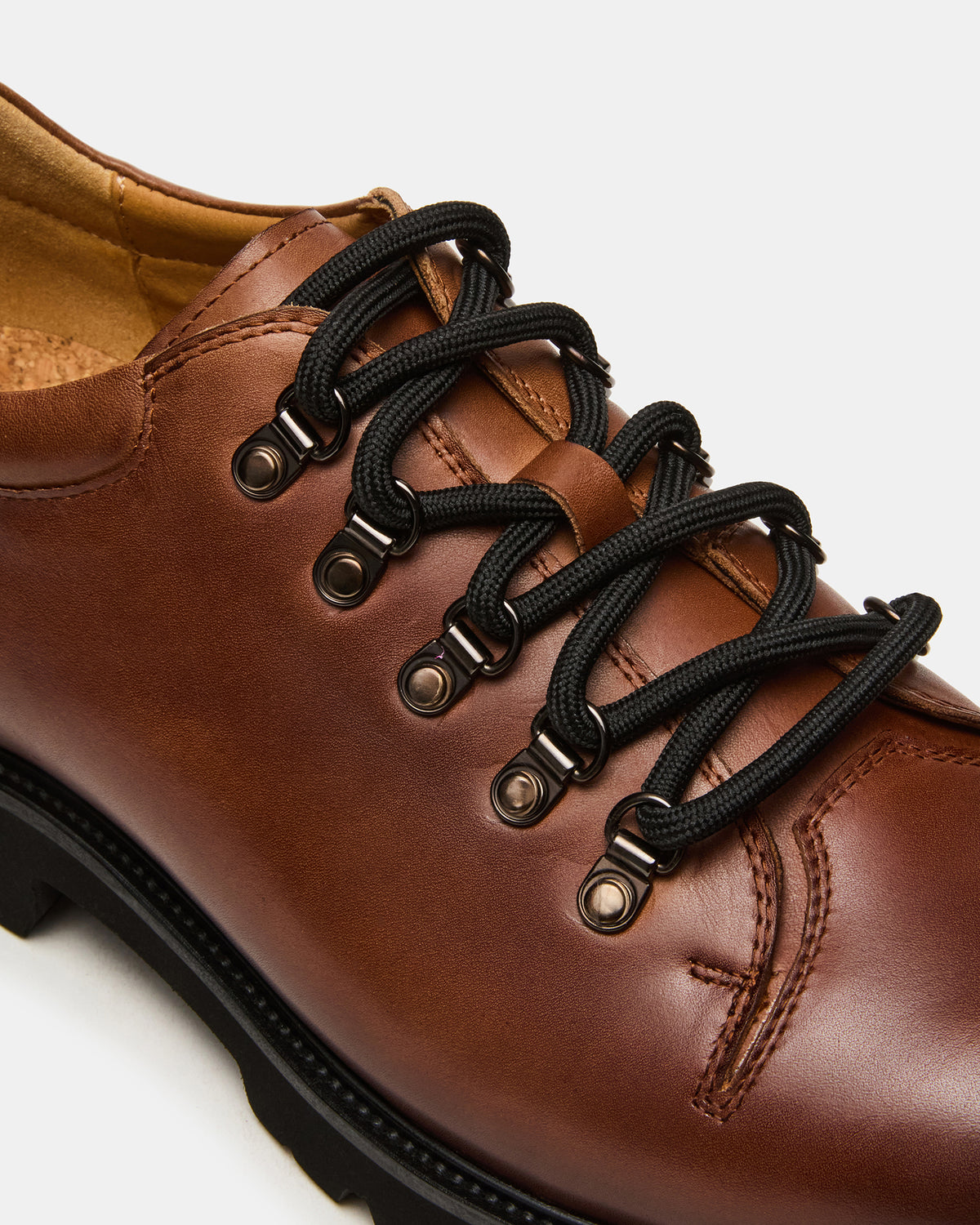 TURBO Dark Tan Lace-Up Dress Shoe - Steve Madden