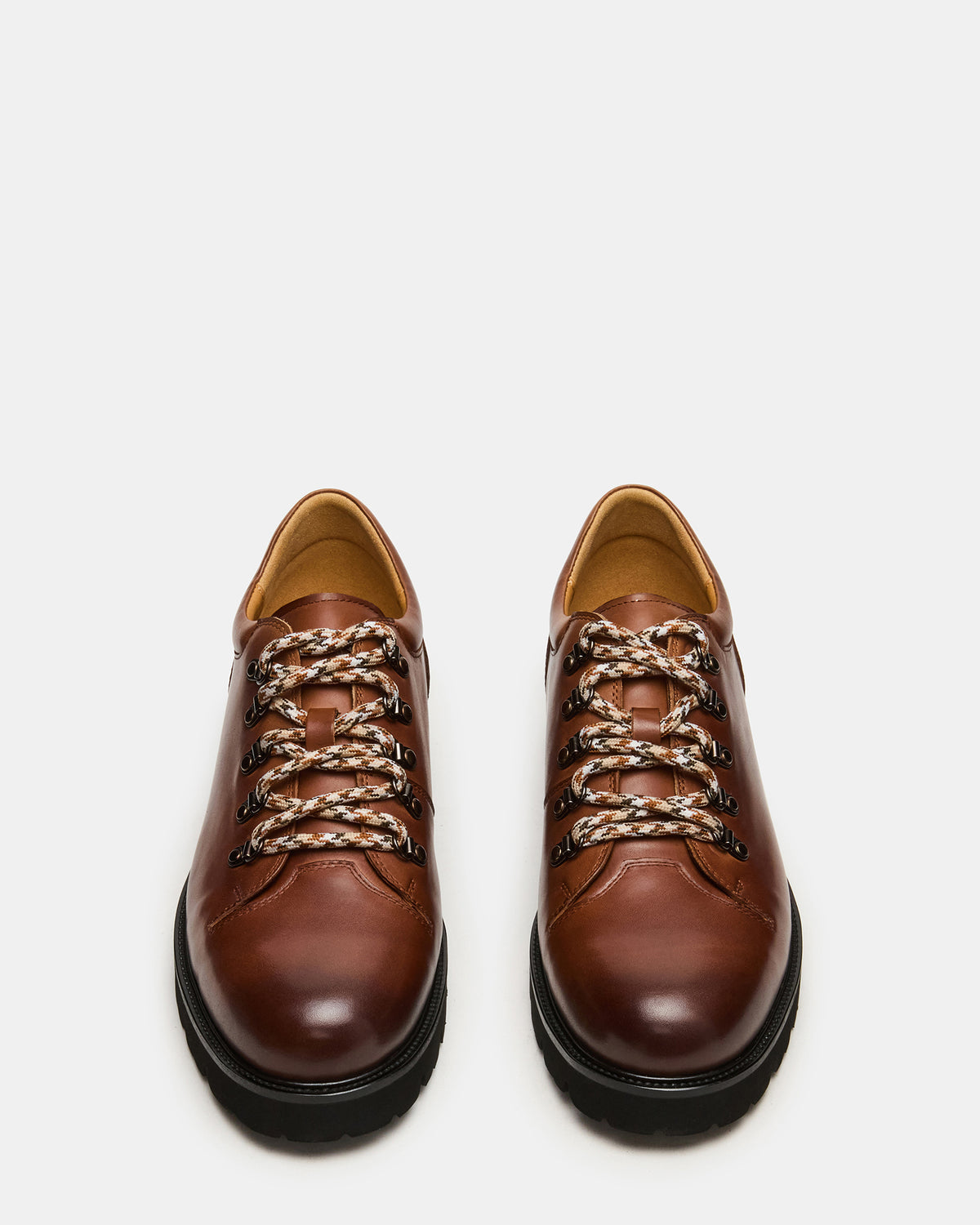 TURBO Dark Tan Lace-Up Dress Shoe - Steve Madden