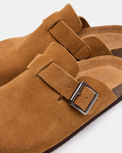 WILDERR Chestnut Suede Slip-On Men's Casual Clog - Steve Madden