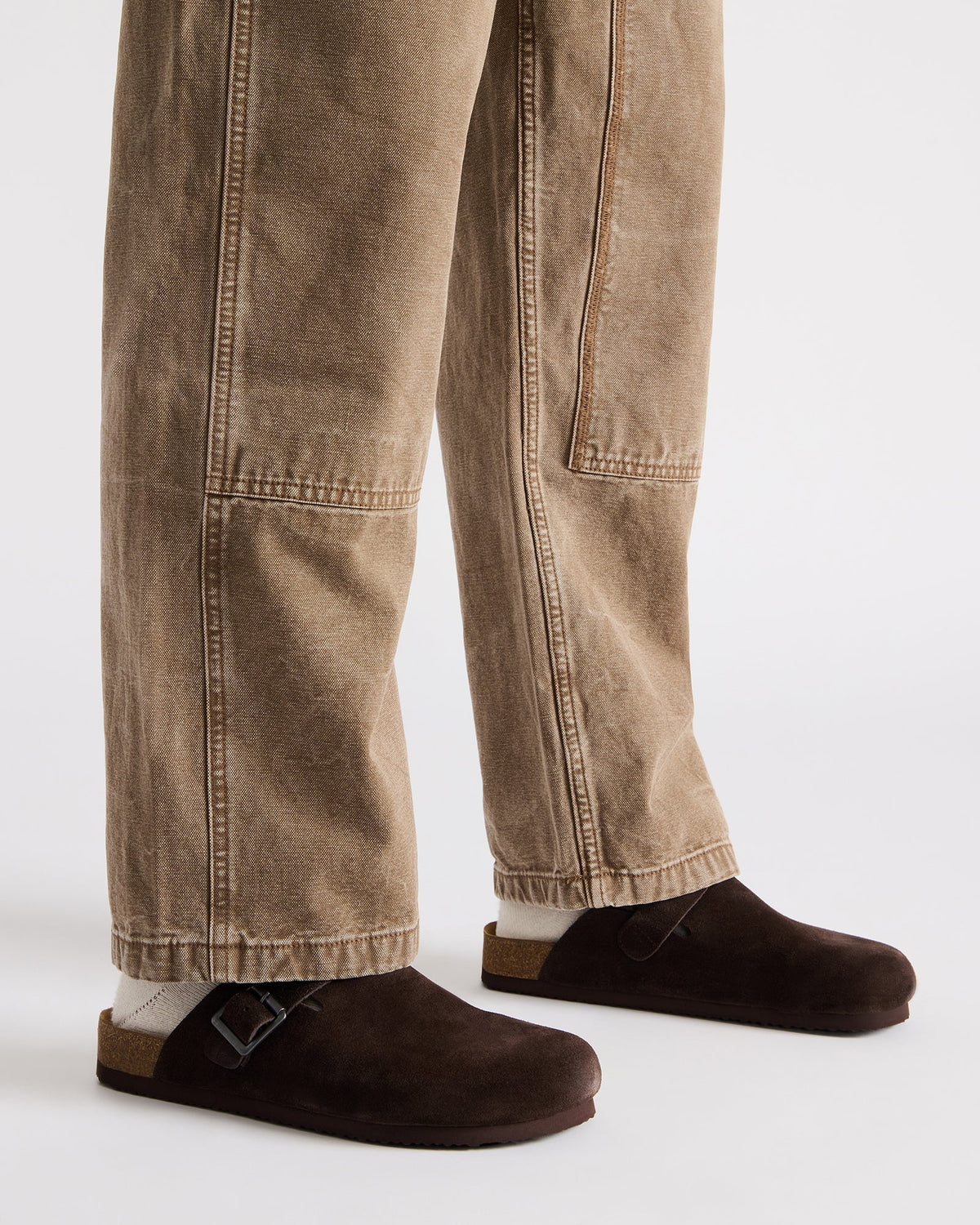 WILDERR Chocolate Brown Suede Slip-On Men's Casual Clog - Steve Madden