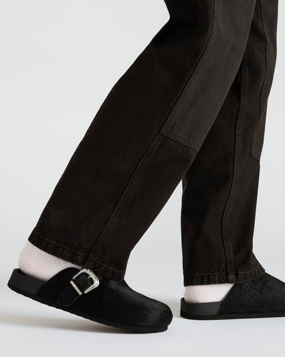 WOOLY Black Slip-On Men's Casual Clog - Steve Madden