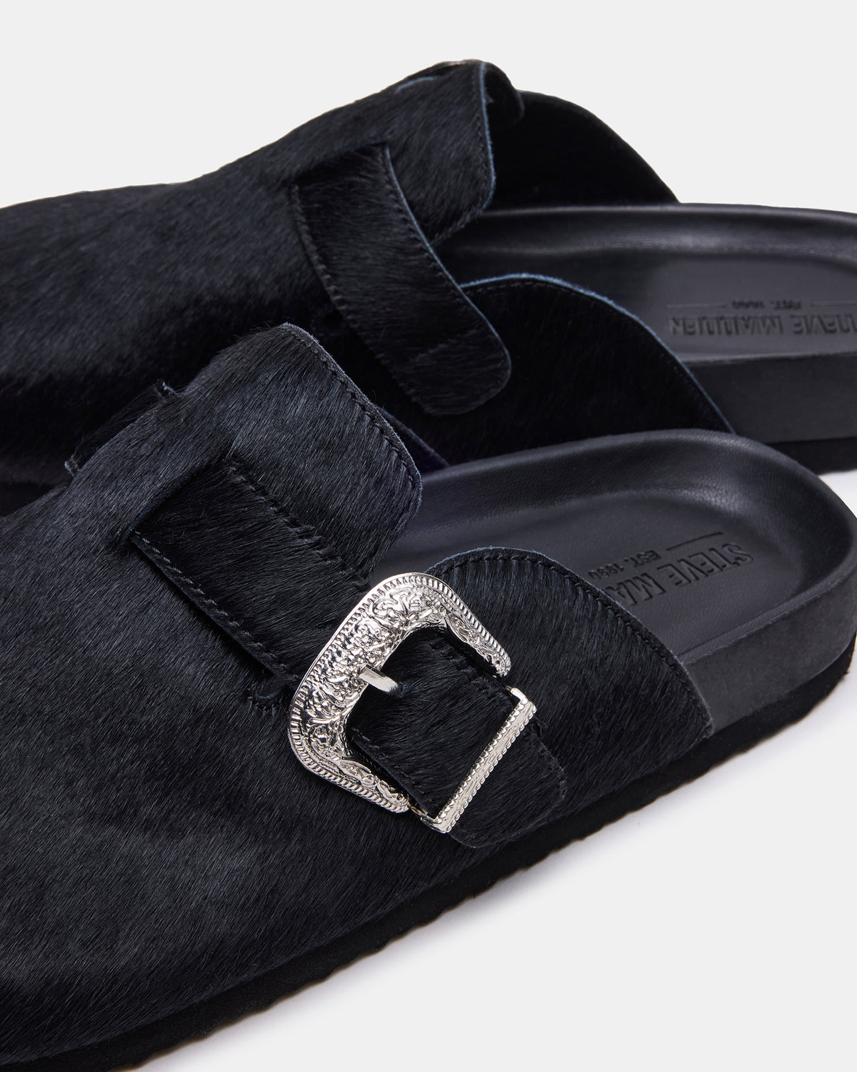 WOOLY Black Slip-On Men's Casual Clog - Steve Madden