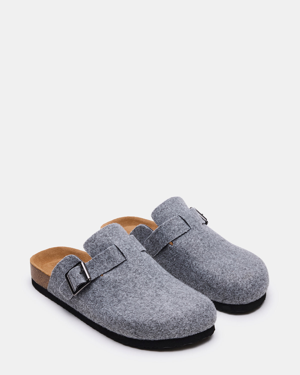 WILDERR Grey Flannel Slip-On Men's Casual Clog - Steve Madden