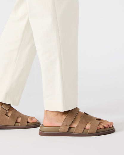 MAIVEN Taupe Suede Men's Fisherman Sandal - Steve Madden
