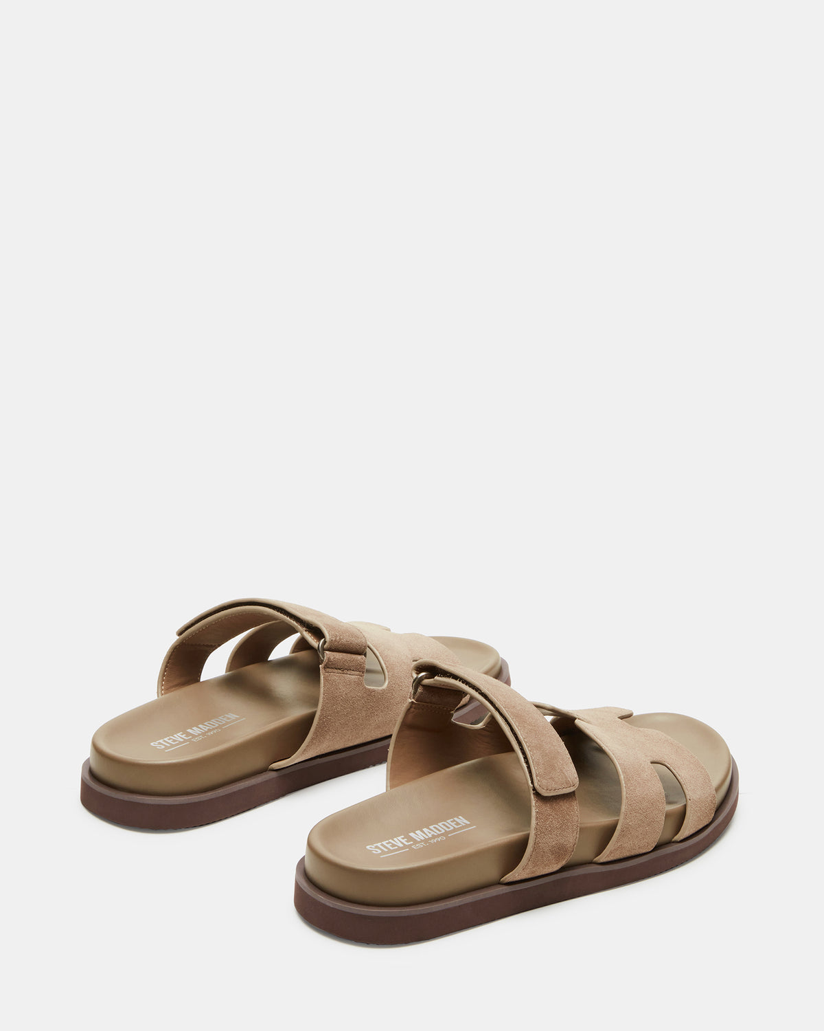 MAIVEN Taupe Suede Men's Fisherman Sandal - Steve Madden