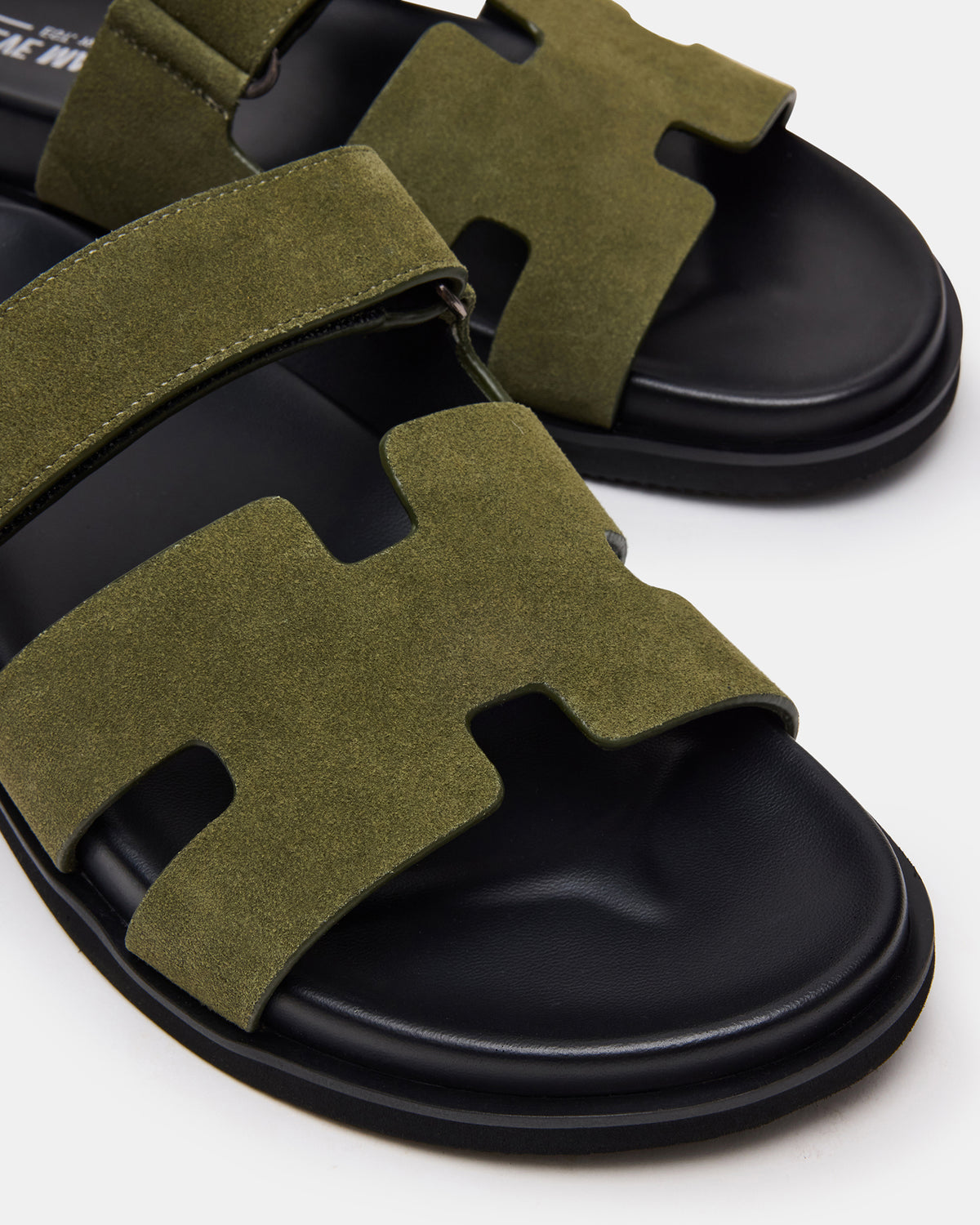 MAIVEN Green Suede Fisherman Men's Sandal - Steve Madden