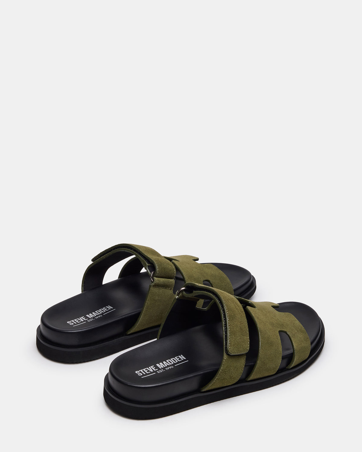 MAIVEN Green Suede Fisherman Men's Sandal - Steve Madden